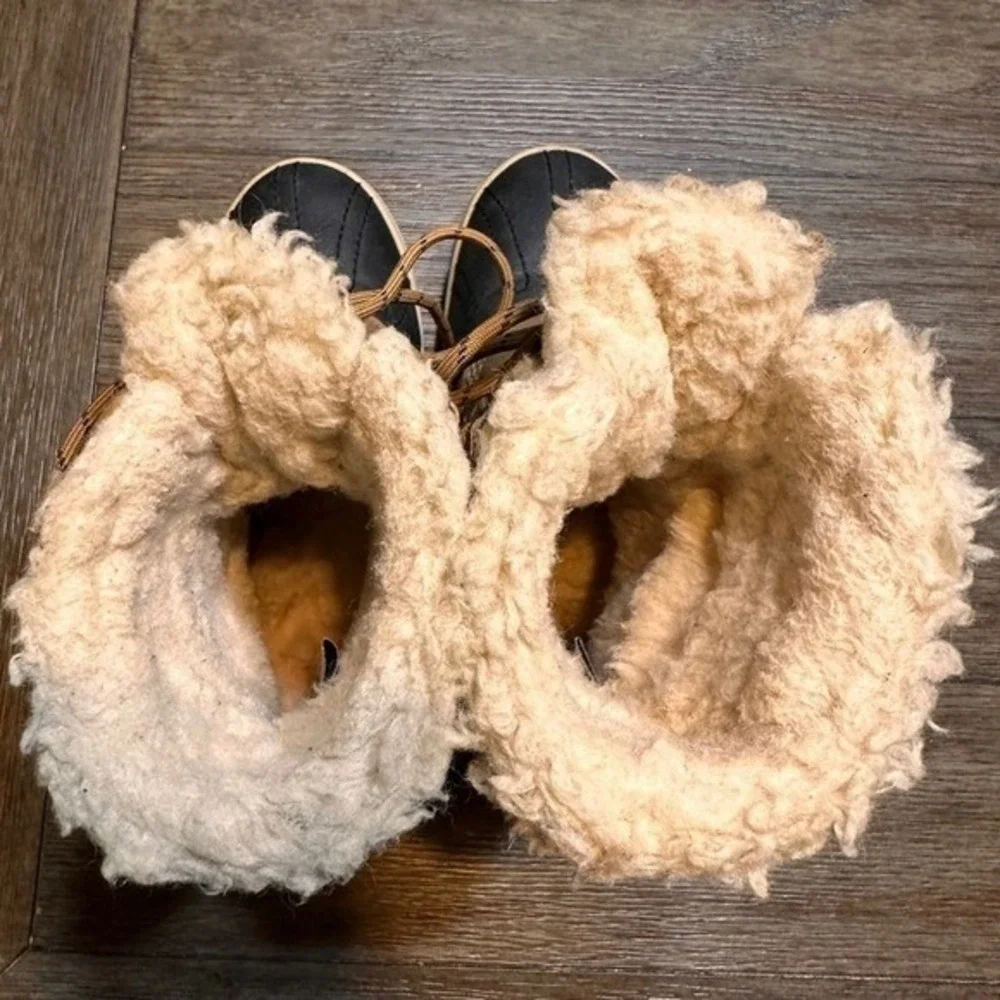 Women's Pawz Winter Fur Lined Boots‎ Brown Size 6